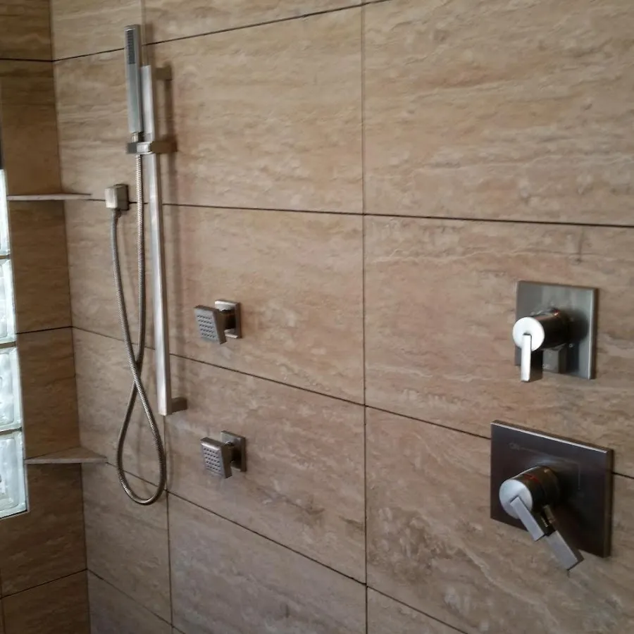 Shower fixture installation for Water Heater Replacement in El Rio